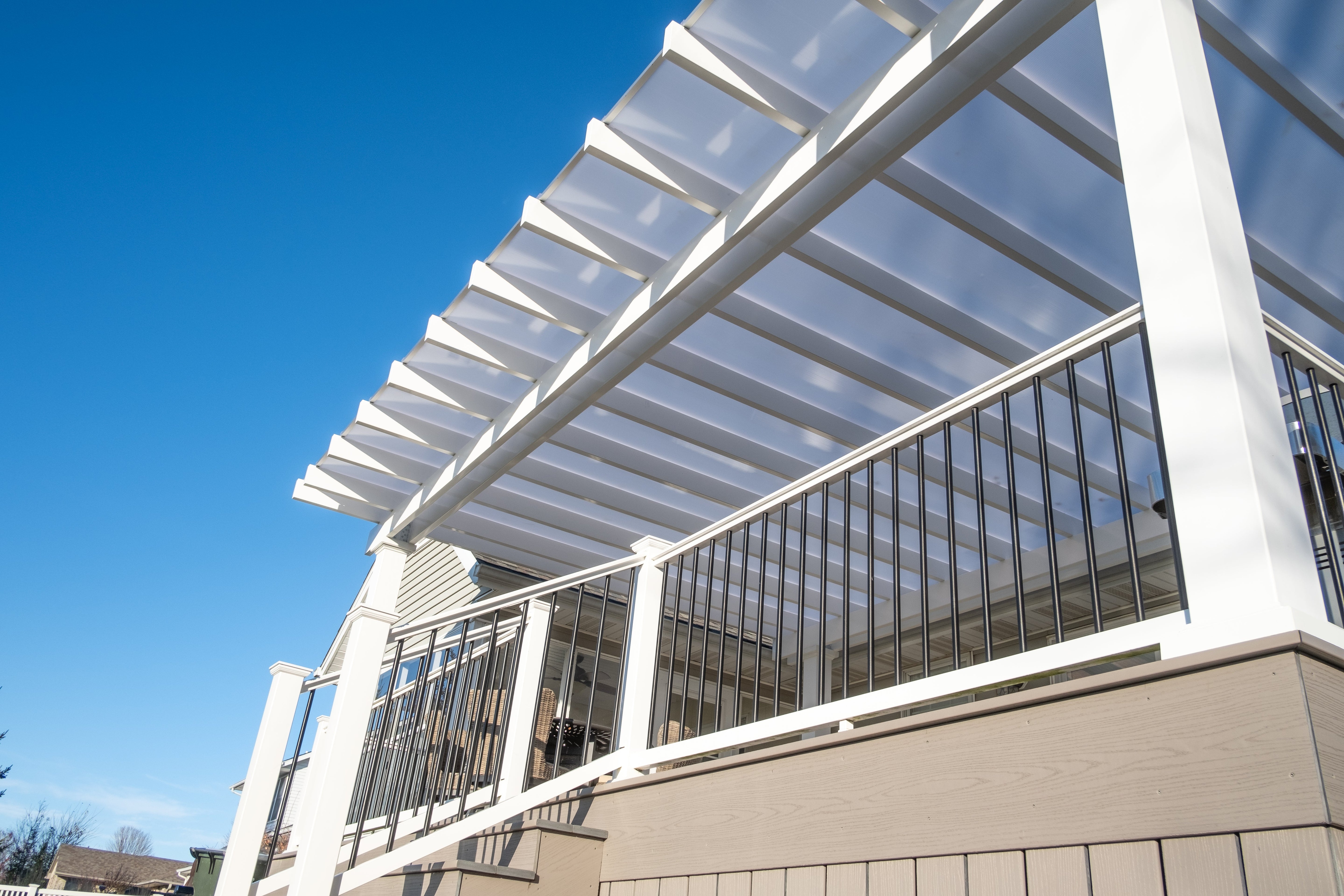 Covered Attached Pergolas