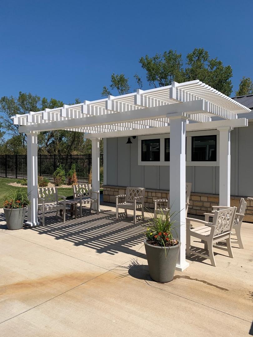 Traditional 10-Ft Deep Free-Standing Pergola Kit by Desired Width