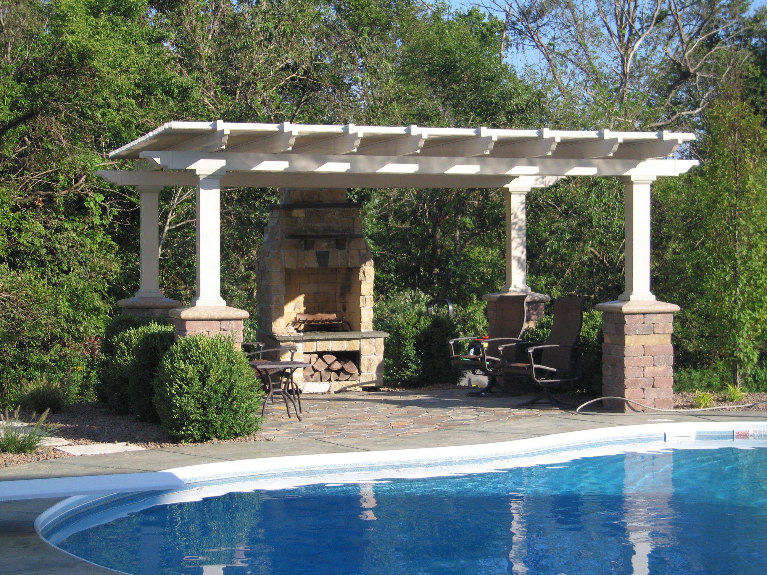 Traditional 14-Ft Deep Free-Standing Pergola Kit by Desired Width