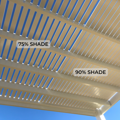 Modern 24-Ft Deep Free-Standing Pergola Kit by Desired Width