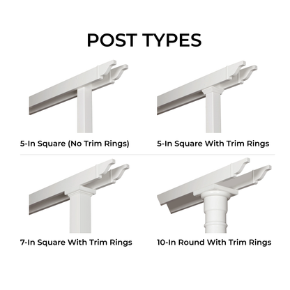 Traditional 15-Ft Deep Free-Standing Pergola Kit by Desired Width