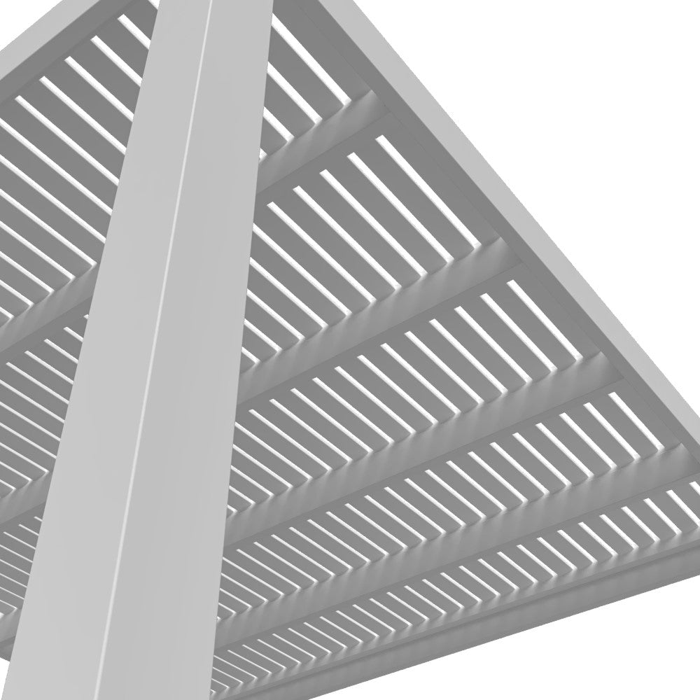 Modern 24-Ft Deep Free-Standing Pergola Kit by Desired Width