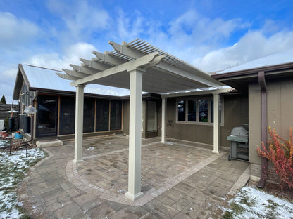 Traditional 15-Ft Deep Free-Standing Pergola Kit by Desired Width
